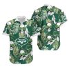 New York Jets Coconut Leaves And Skulls Hawaii Shirt and Shorts Summer