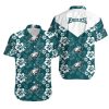 Philadelphia Eagles Flowers Hawaii Shirt and Shorts Summer Collection