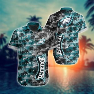 Philadelphia Eagles Hawaiian Shirts flower gift for summer 2022