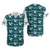 Philadelphia Eagles Mickey and Flowers Hawaii Shirt and Shorts Summer