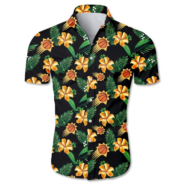 Phoenix Suns Hawaiian shirt Tropical Flower summer