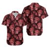 San Francisco 49ers Mystery Skull And Flower Hawaii Shirt and Shorts