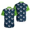 Seattle Seahawks Mickey and Flowers Hawaii Shirt and Shorts Summer Col