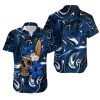 Seattle Seahawks Skull and Hibiscus Flower NFL Gift For Fan Hawaii Shi