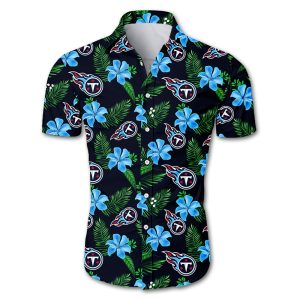 Tennessee Titans Hawaiian Shirt Tropical Flower summer 2020