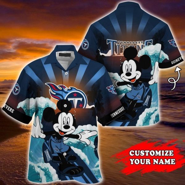 Tennessee Titans NFL Summer Customized Hawaiian Shirt