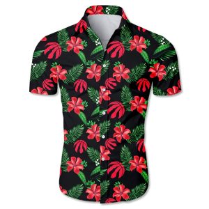 Toronto Raptors Hawaiian shirt Tropical Flower summer