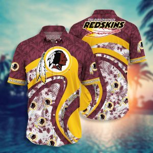 Washington Redskins NFL Hawaiian Shirt and Short